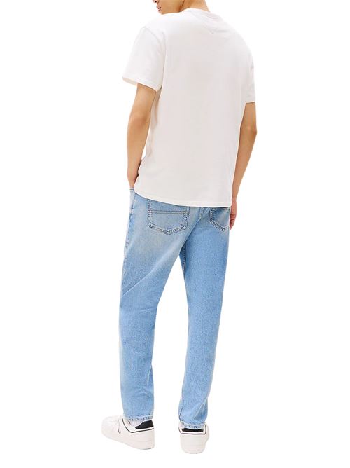 T-shirt bianca in cotone Tommy Jeans | DM0DM20322YBL